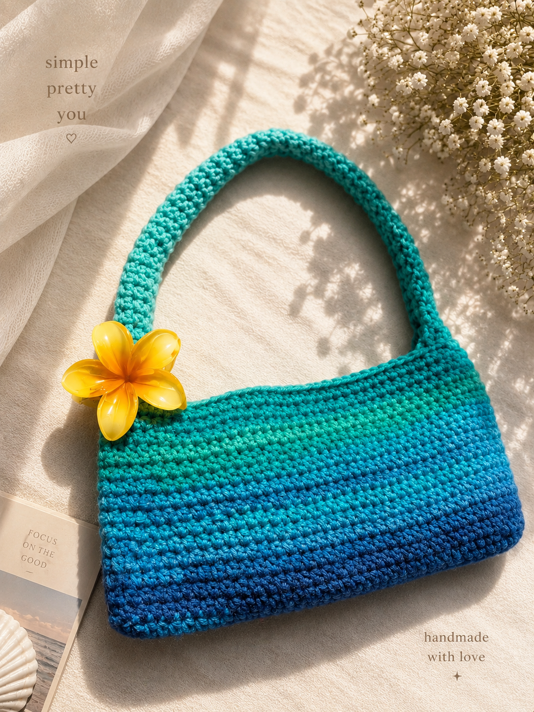 Tropical wave handbag