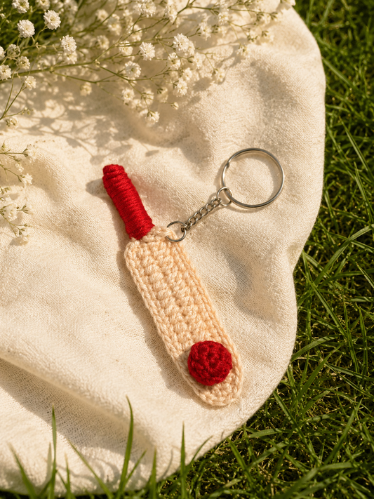 Bat ball keychain