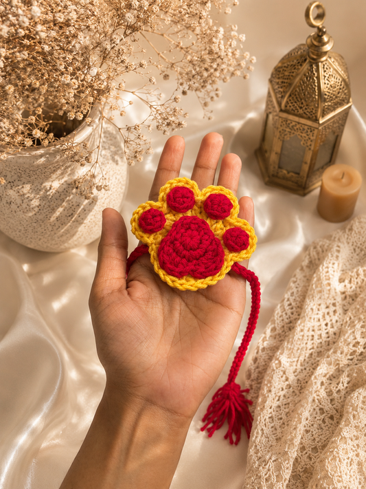 Paw Crochet Rakhi