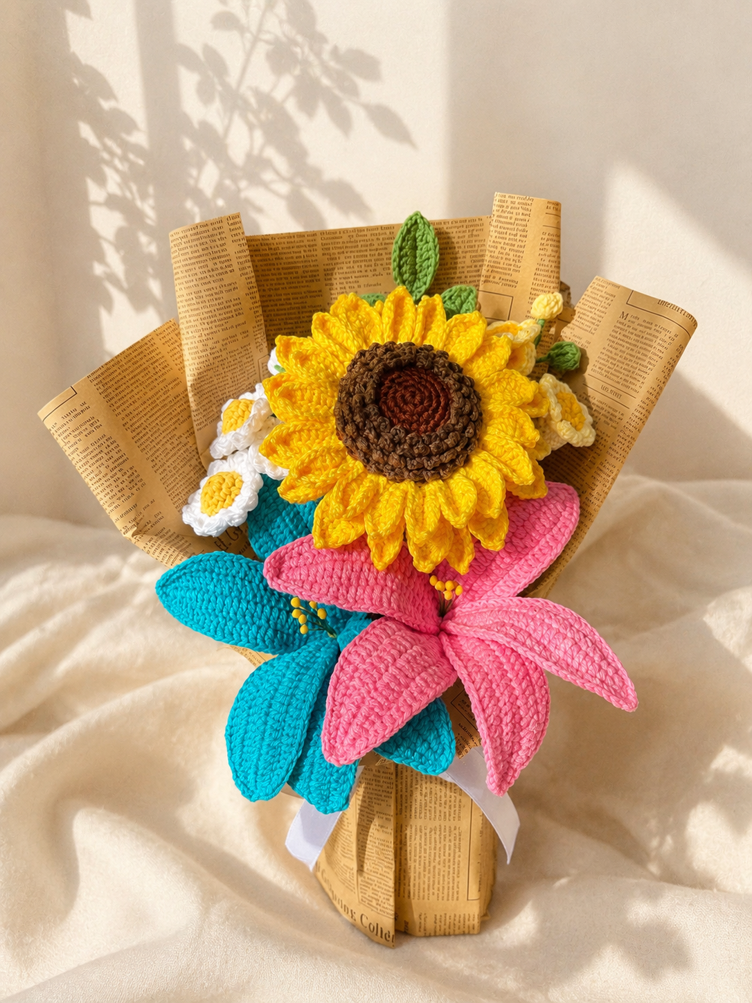 Lilies and sun bouquet