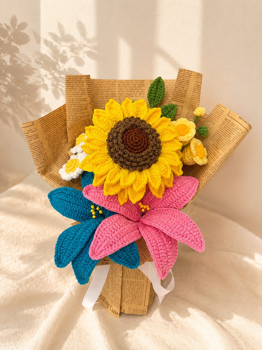 Lilies and sun bouquet