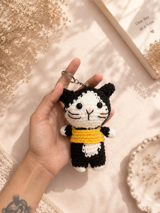 Kitty cat keychain