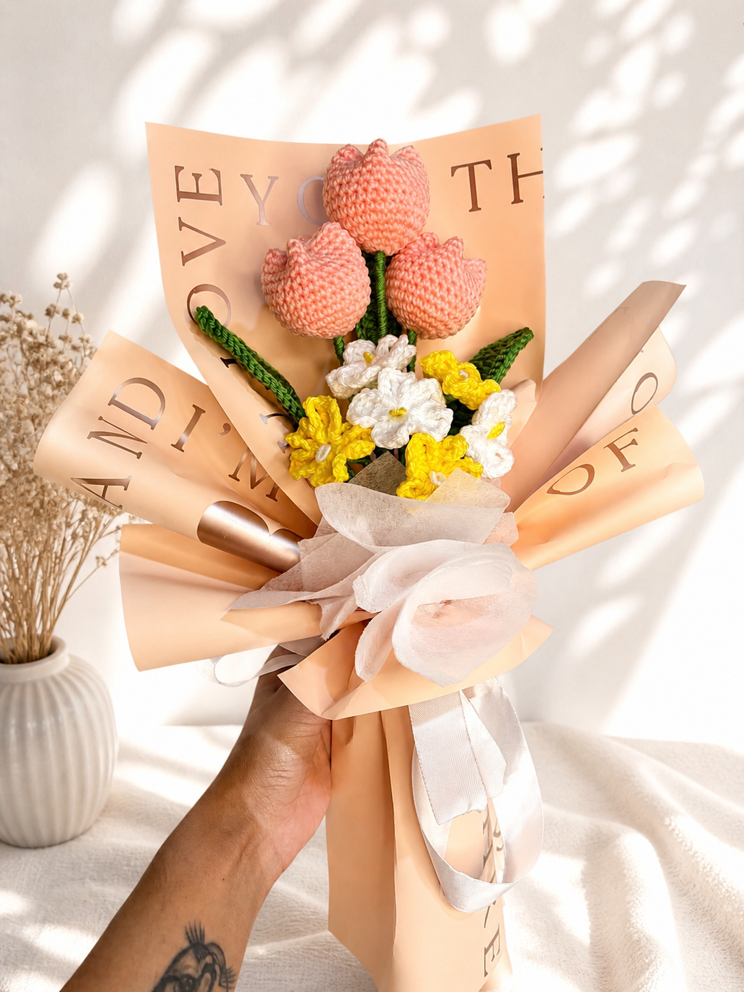 Petal poetry bouquet